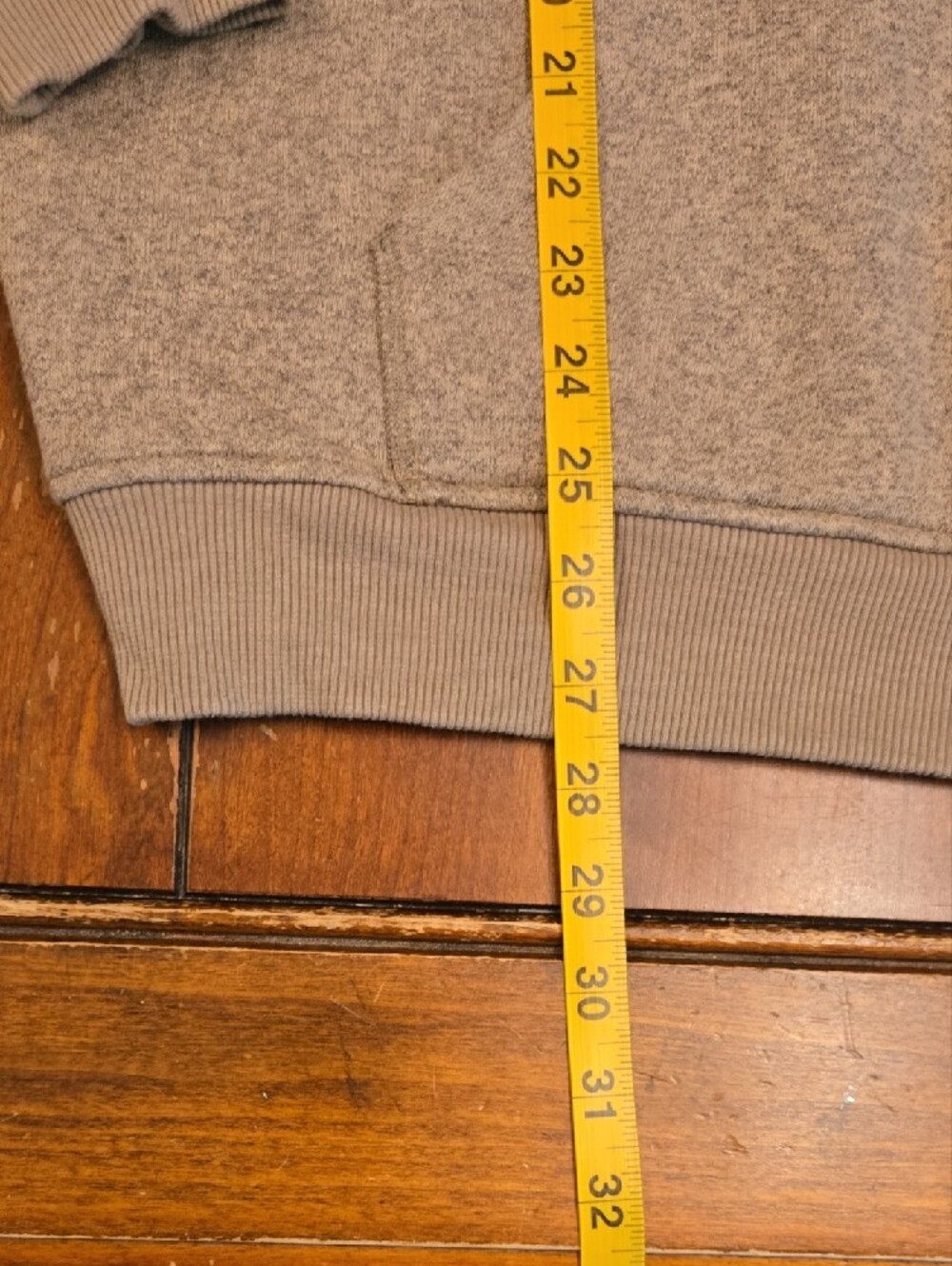 Howler Brothers Taupe Zip Shaman Hoodie with Floral Printed Yoke - Picture 8 of 11